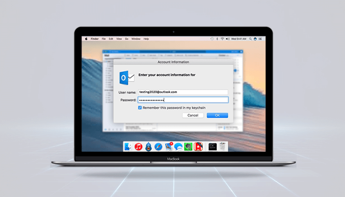 outlook on my mac keeps asking for password